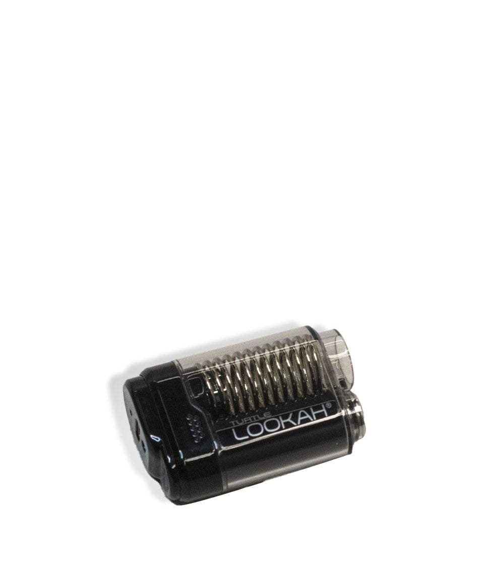 Black Lookah Turtle 2g 510 Thread Battery Down View on White Background