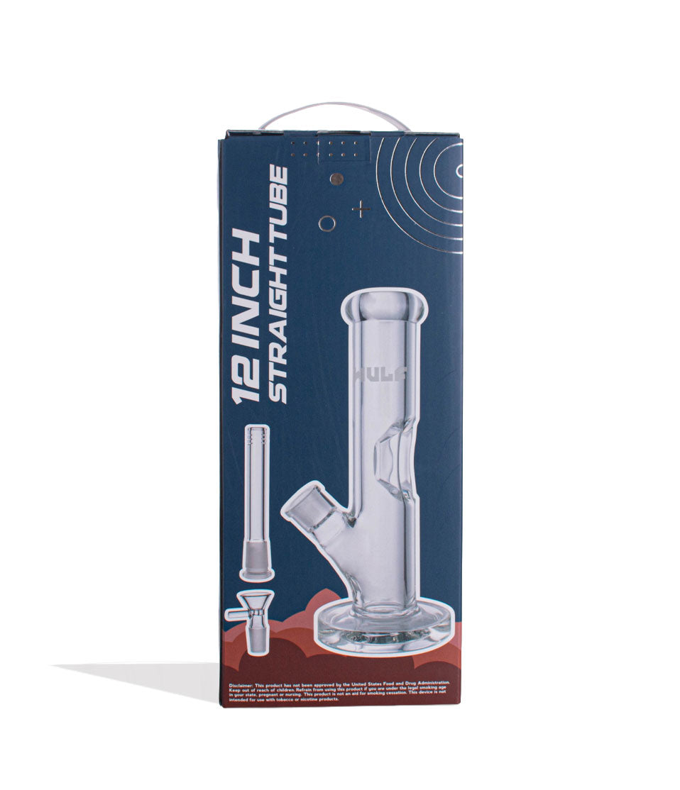 Wulf Mods 9mm 12inch Straight Water Pipe Packaging Back View on White Background