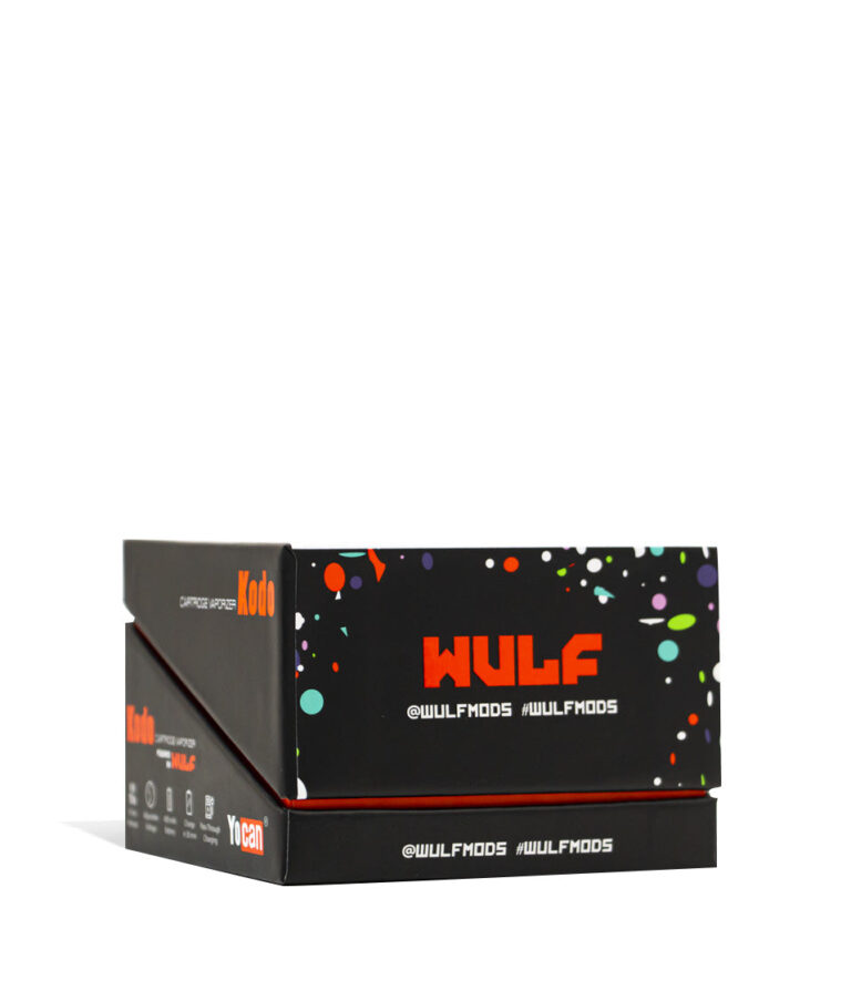 Box angle view Wulf Mods Kodo 510 Thread Battery 9pk on white background