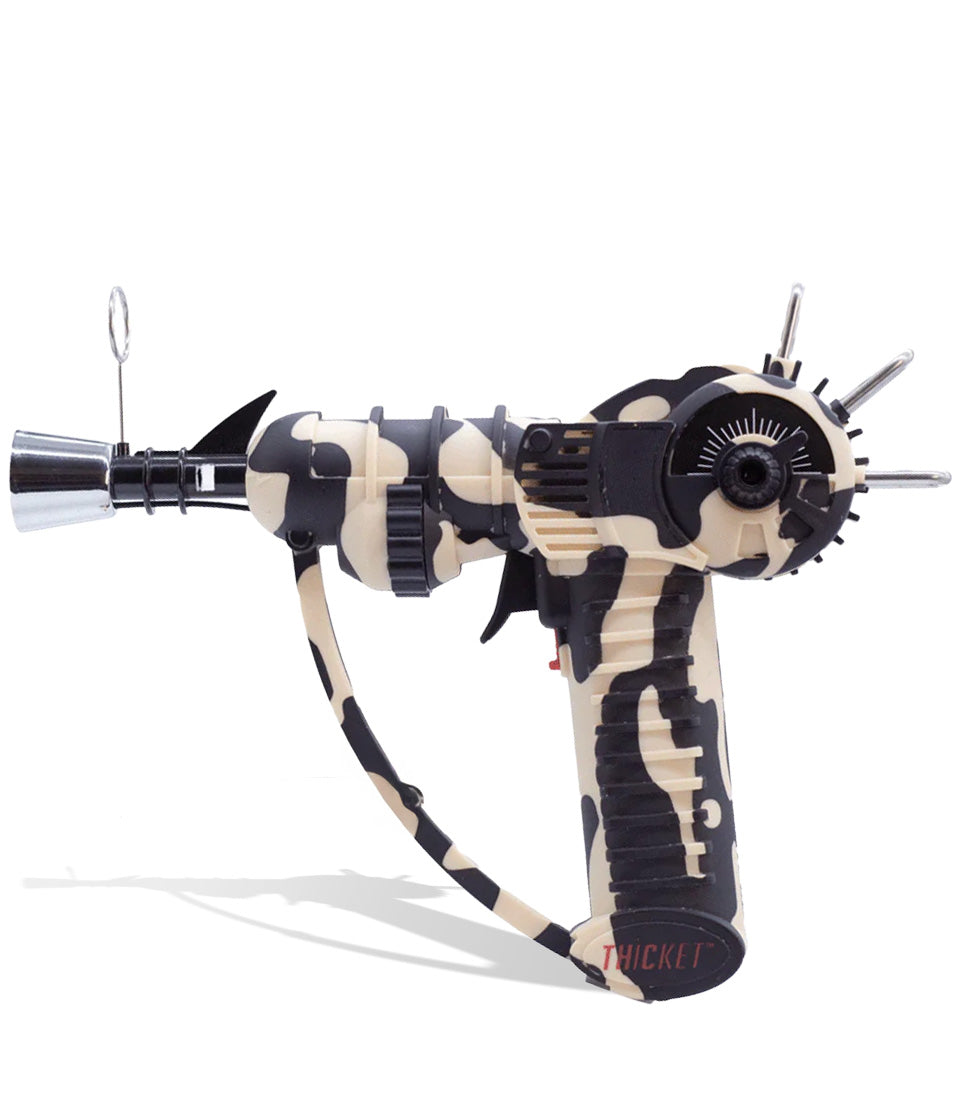 Thicket Spaceout Ray Gun butane torch in desert camo, front view