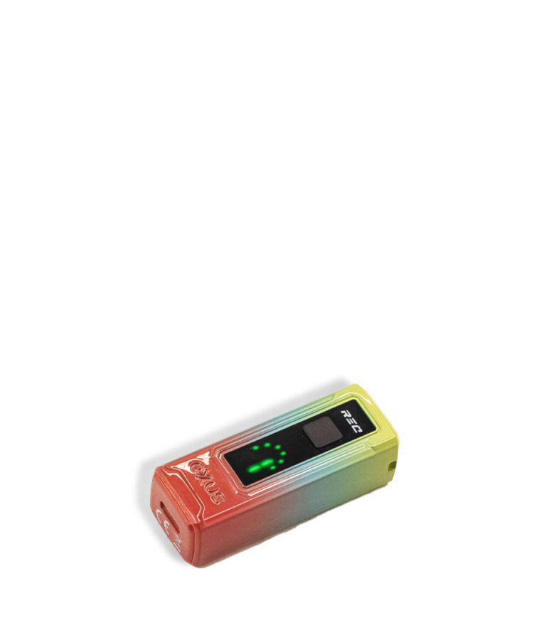 Full Color Exxus Vape REC 510 Thread Battery bottom view on White Background