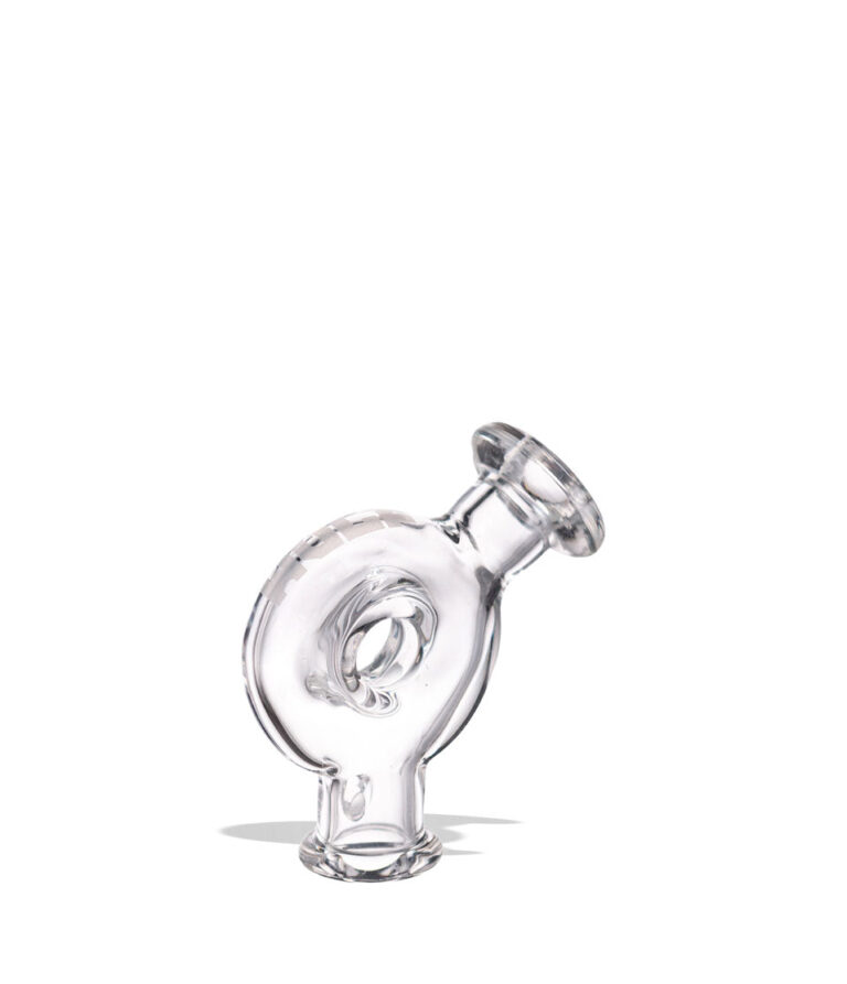 Clear Wulf Mods Ring Puffco Pivot Top on white background