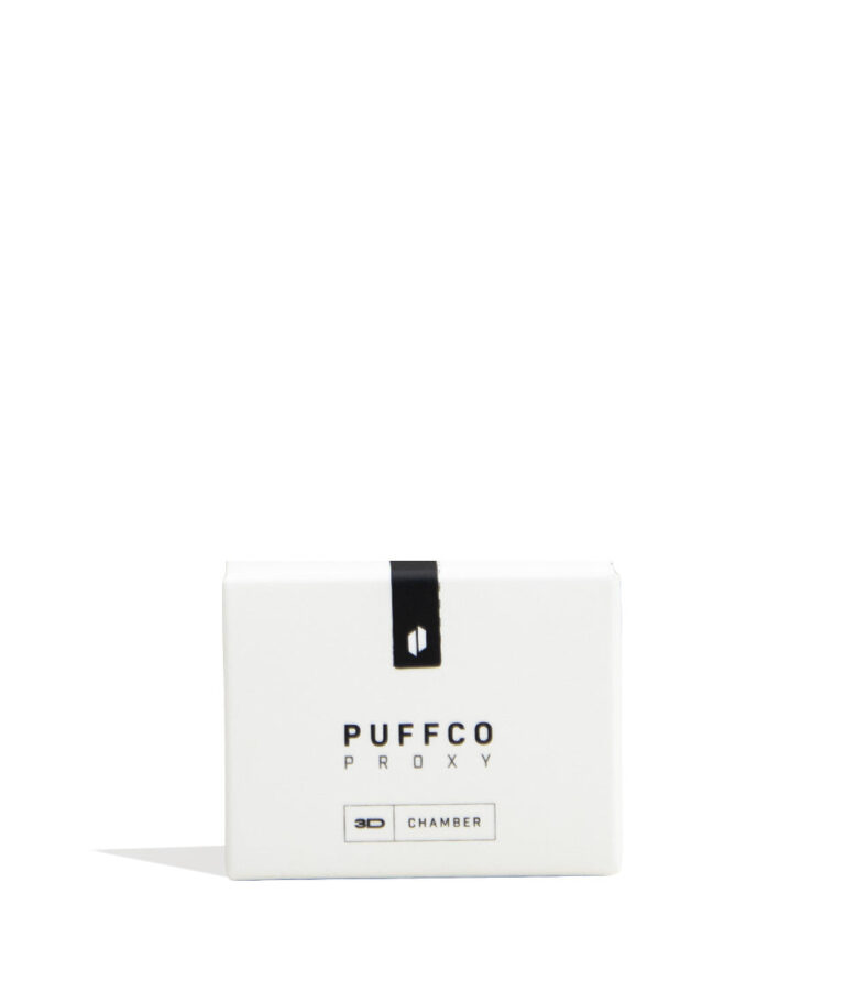 Puffco New Proxy 3D Heating Chamber Packaging Front View on White Background