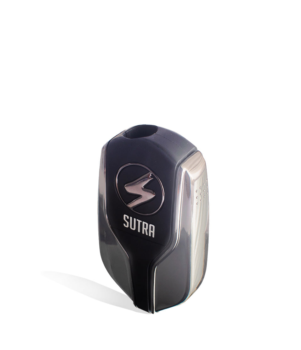 Gunmetal angle Sutra Vape Squeeze 510 Thread Battery on white studio color