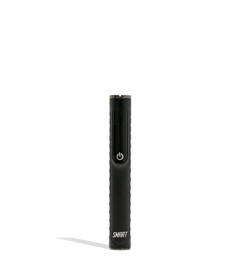 Black Yocan Black Smart 510 Thread Battery Front View on White Background