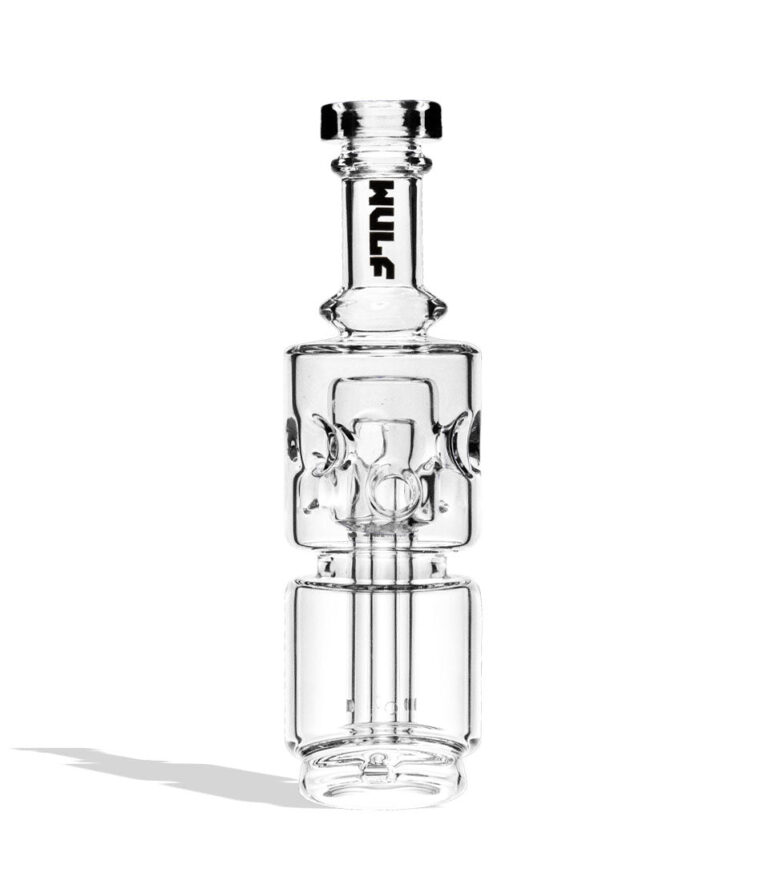 Clear Wulf Mods Fuse Puffco Peak Top on a white background