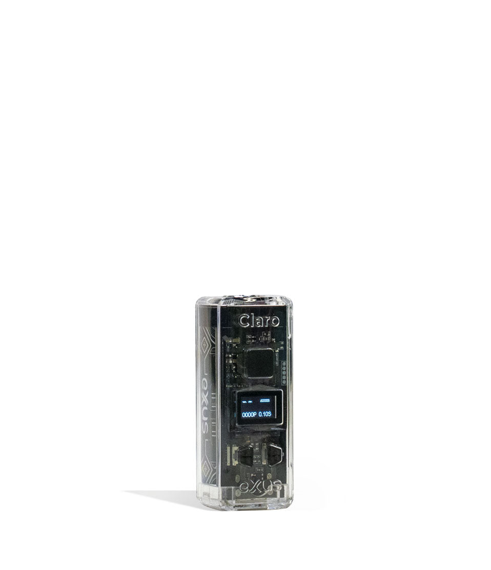 Exxus Vape Claro 510 Thread Battery Clear side view on white background