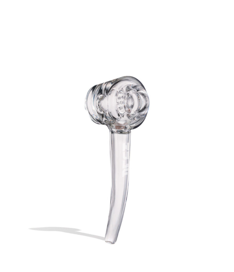 Clear side view Wulf Mods Hive Hand Pipe on white background