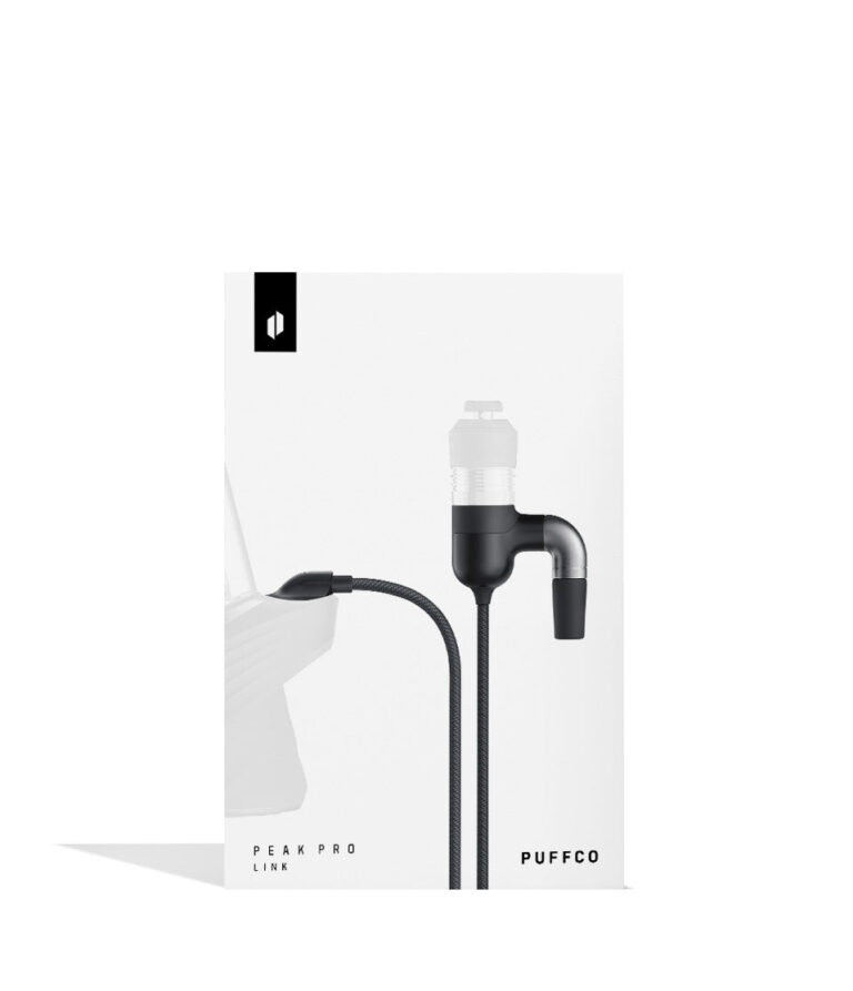 Puffco Peak Pro Link Packaging Front View on White Background