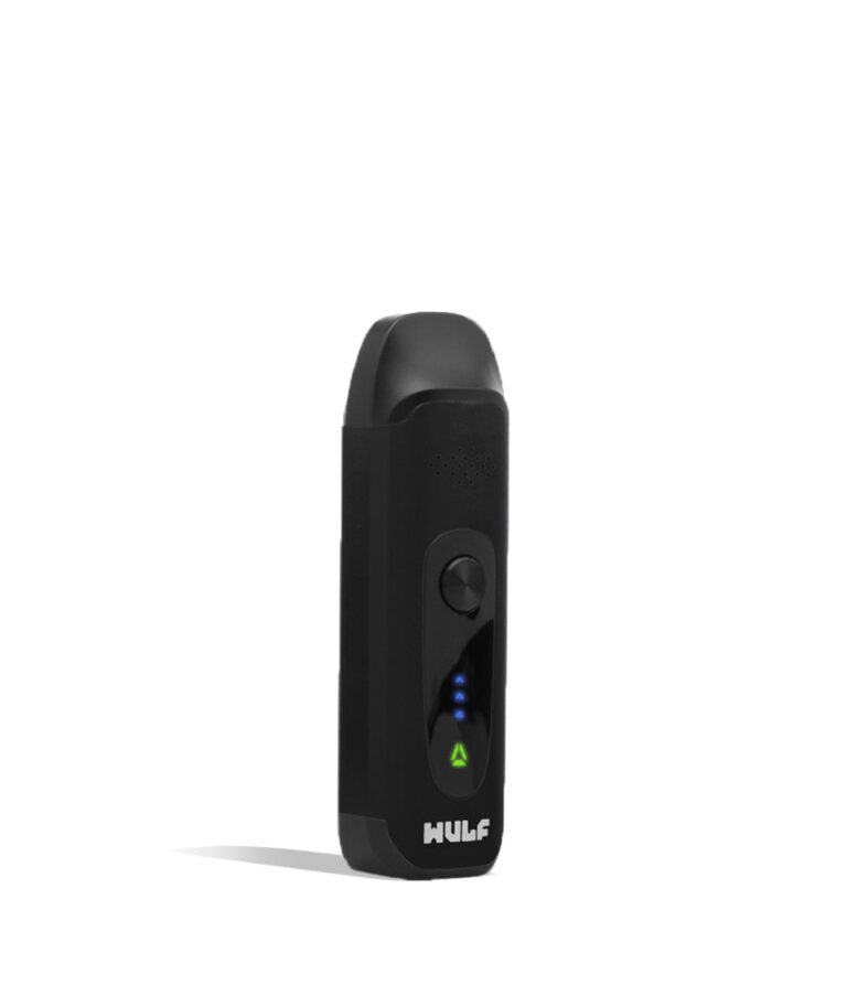 Black side Wulf Mods Next Vaporizer on white background