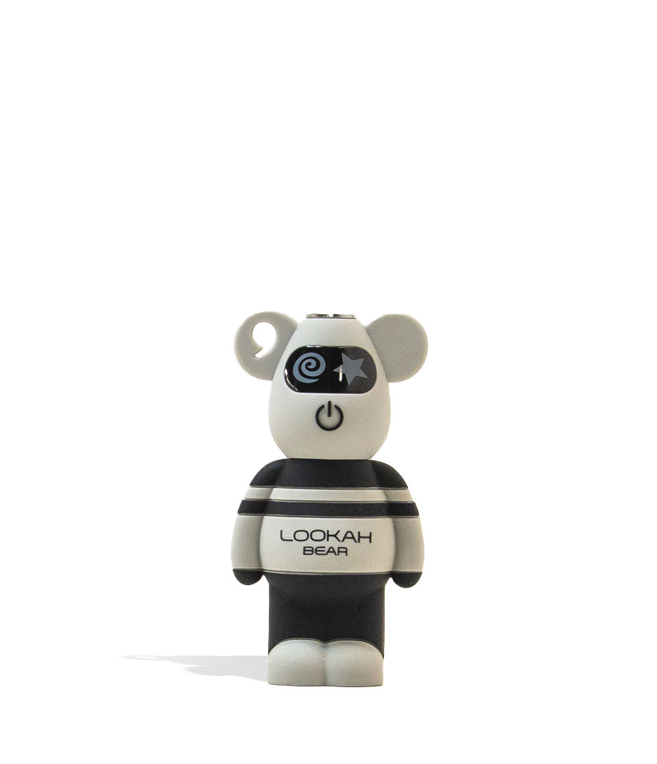 Gray Lookah Bear 510 Thread Battery Front View on White Background