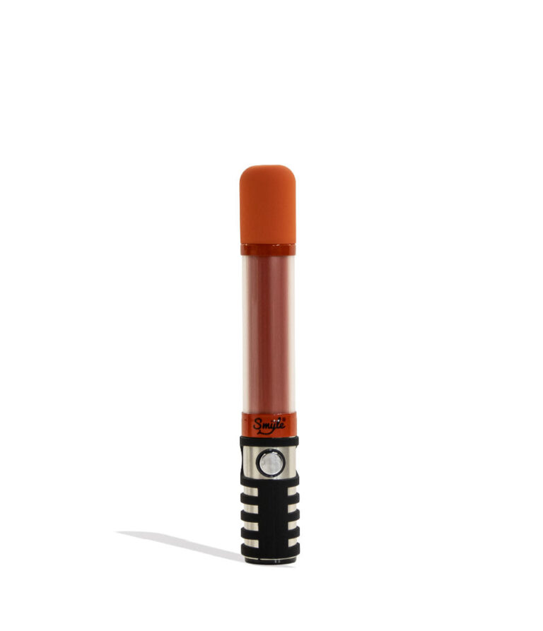 Red Smyle Penjamin Saber Variable Voltage Battery Front View on White Background
