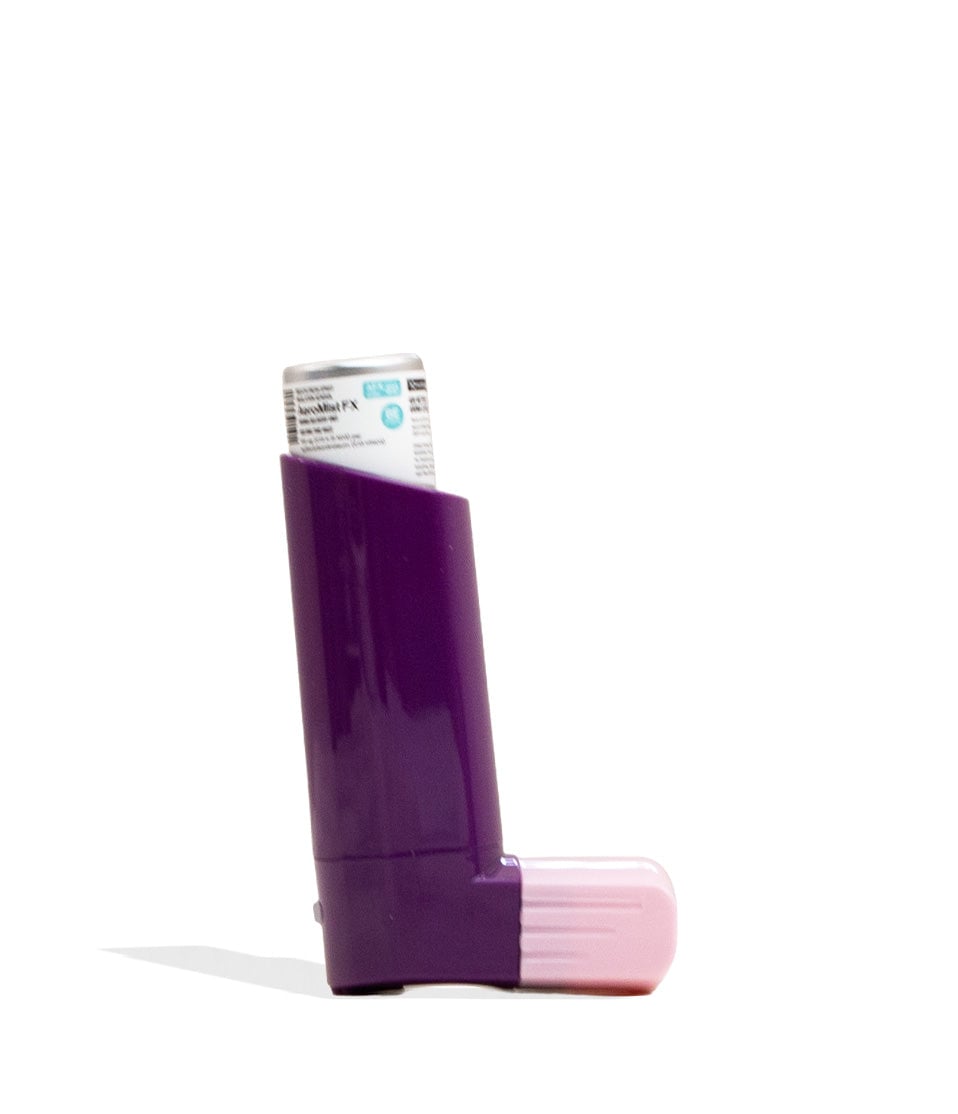 Purple Smyle Inhaler 510 Battery and Cloud Filters Front View on White Background