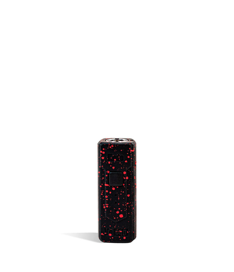 Black Red Spatter Wulf Mods Kodo 510 Thread Battery 9pk on white background