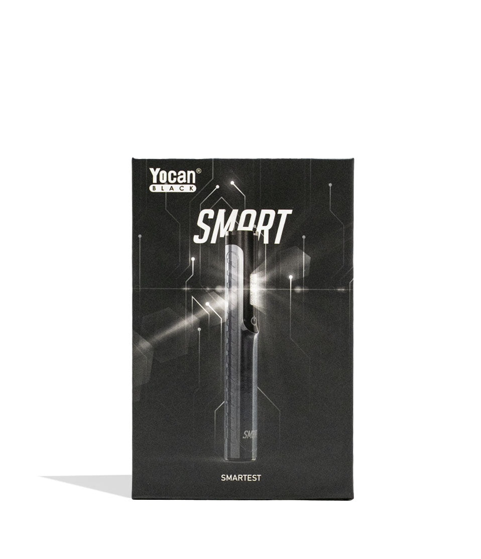Blue Yocan Black Smart 510 Thread Battery Packaging Front View on White Background