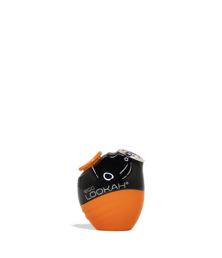 Orange Lookah Egg Variable Voltage Battery Front View on White Background