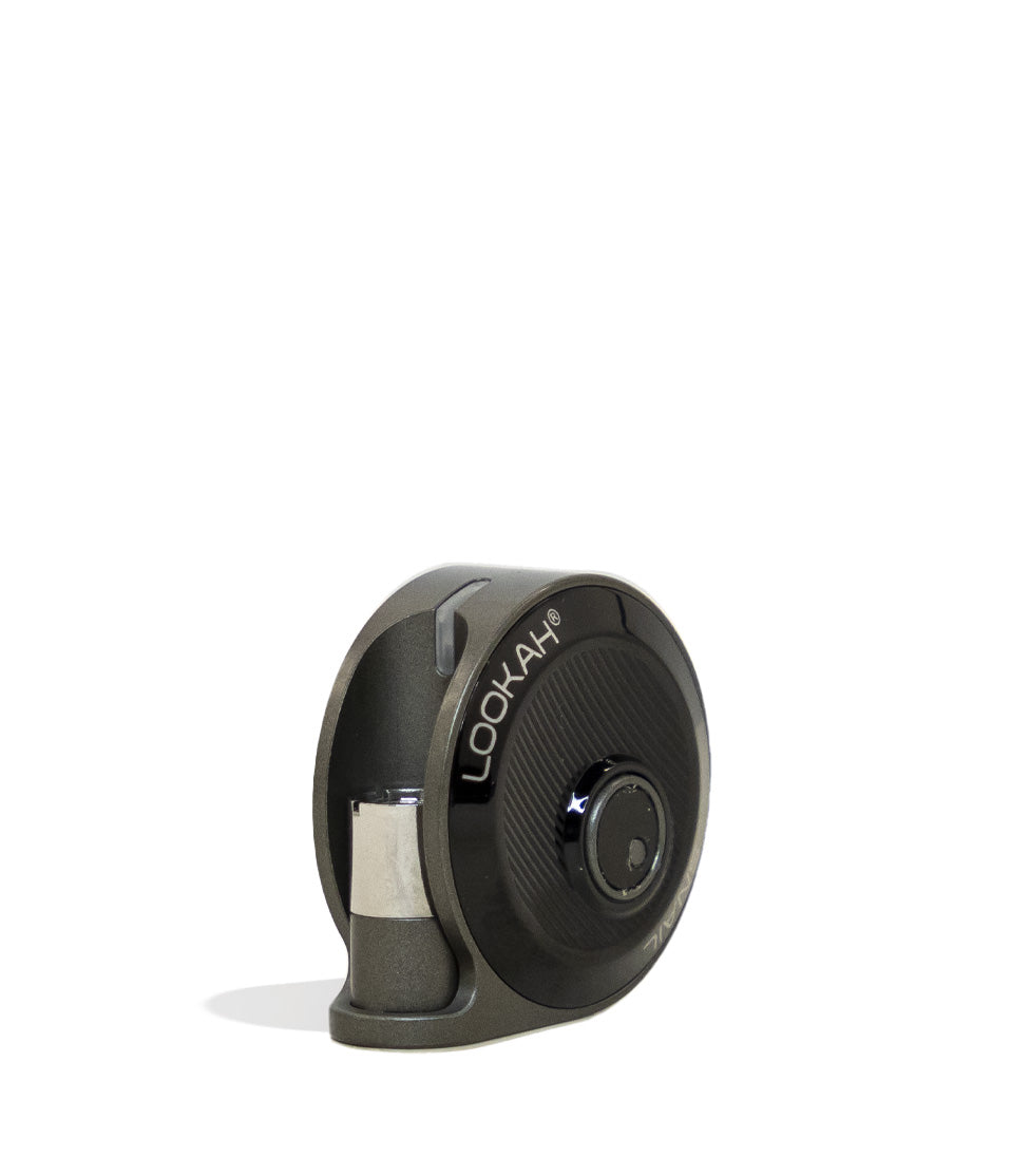 Grey Lookah Snail 510 Thread Battery Front View on White Background