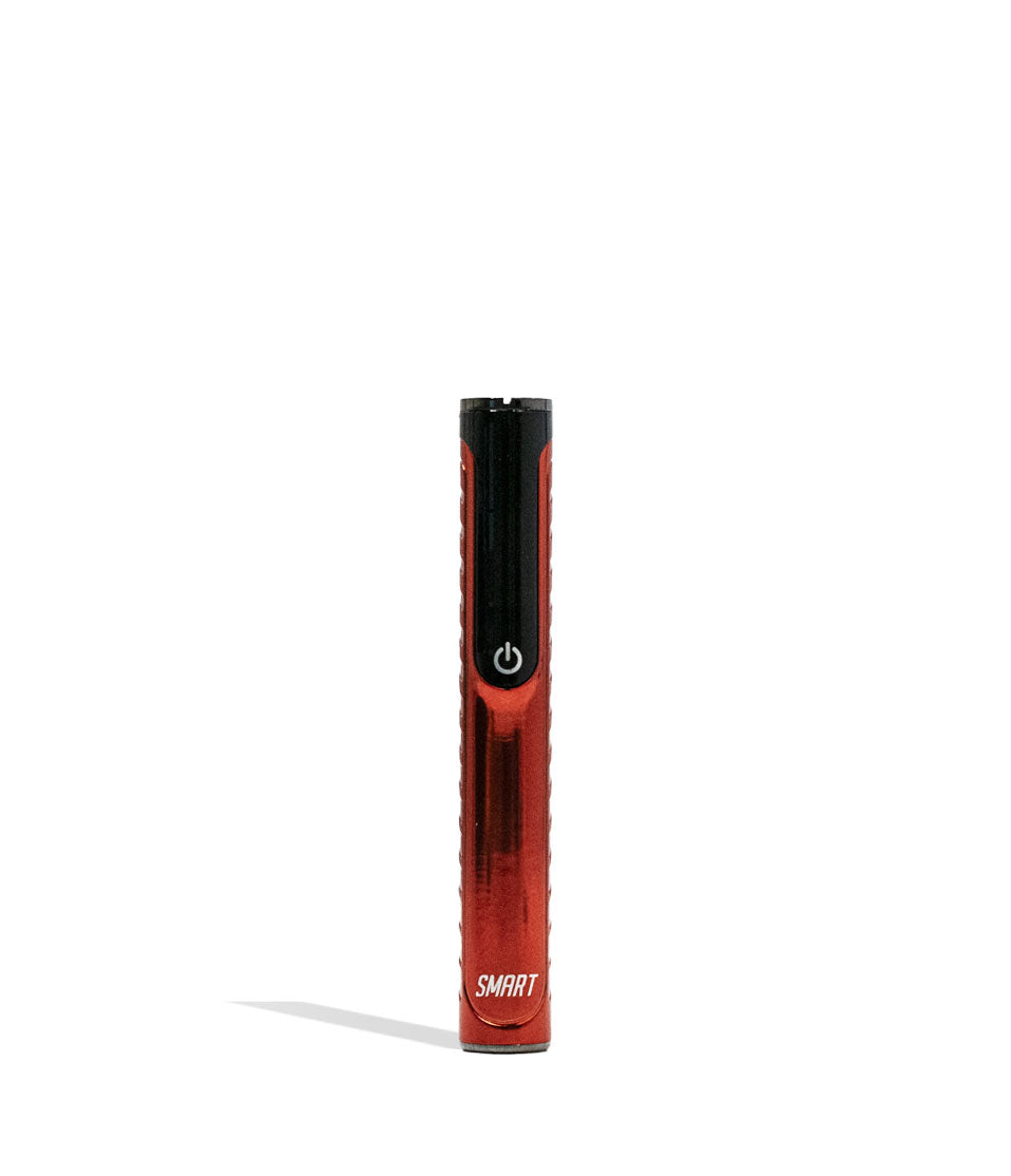 Red Yocan Black Smart 510 Thread Battery Front View on White Background