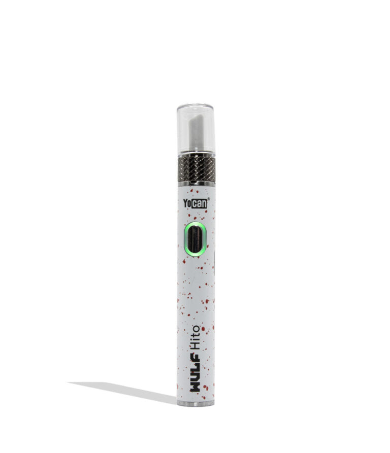 WULF Mods Hito Knife Kit on a white background in white red spatter