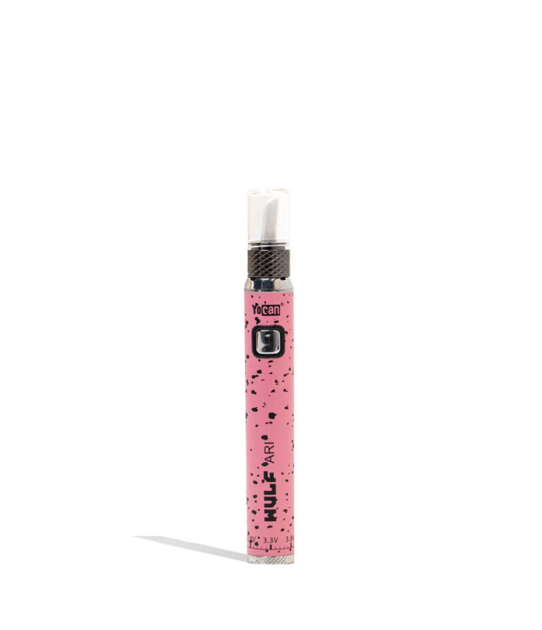 Pink Black Spatter Wulf Mods ARI Hot Knife Front View on White Background