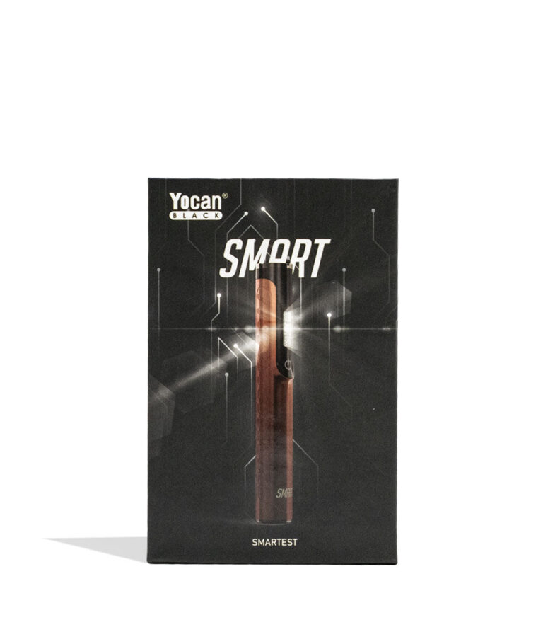 Red Yocan Black Smart 510 Thread Battery Packaging Front View on White Background