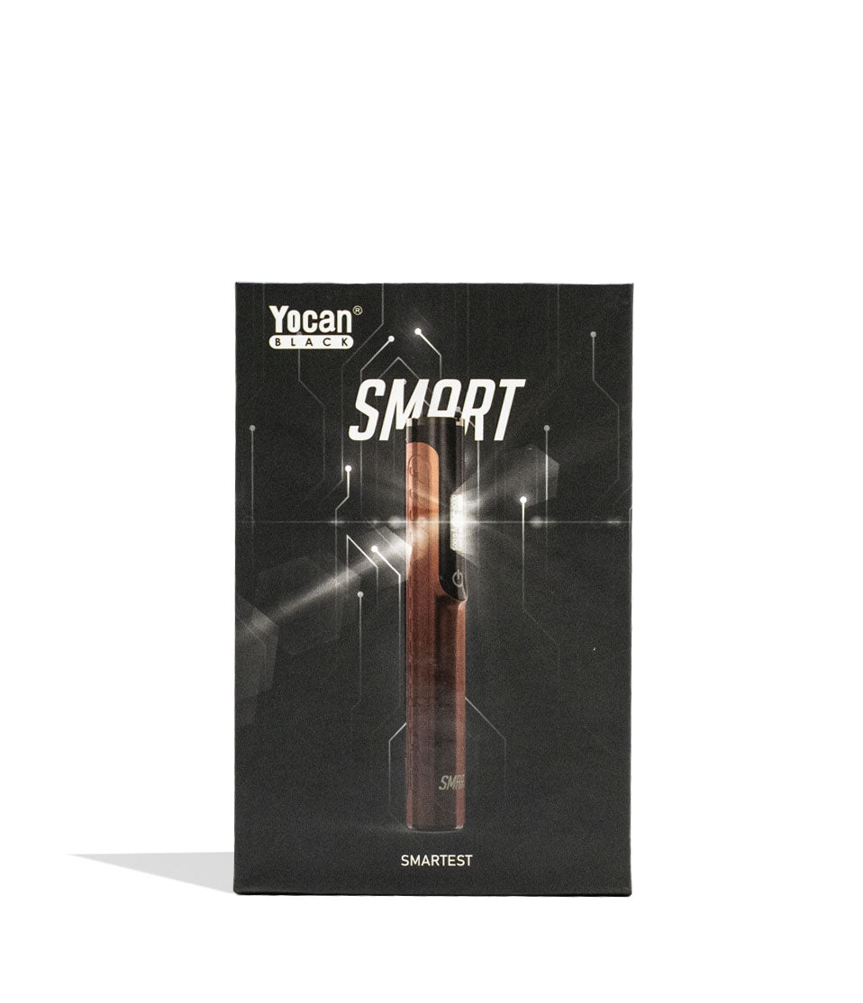 Red Yocan Black Smart 510 Thread Battery Packaging Front View on White Background