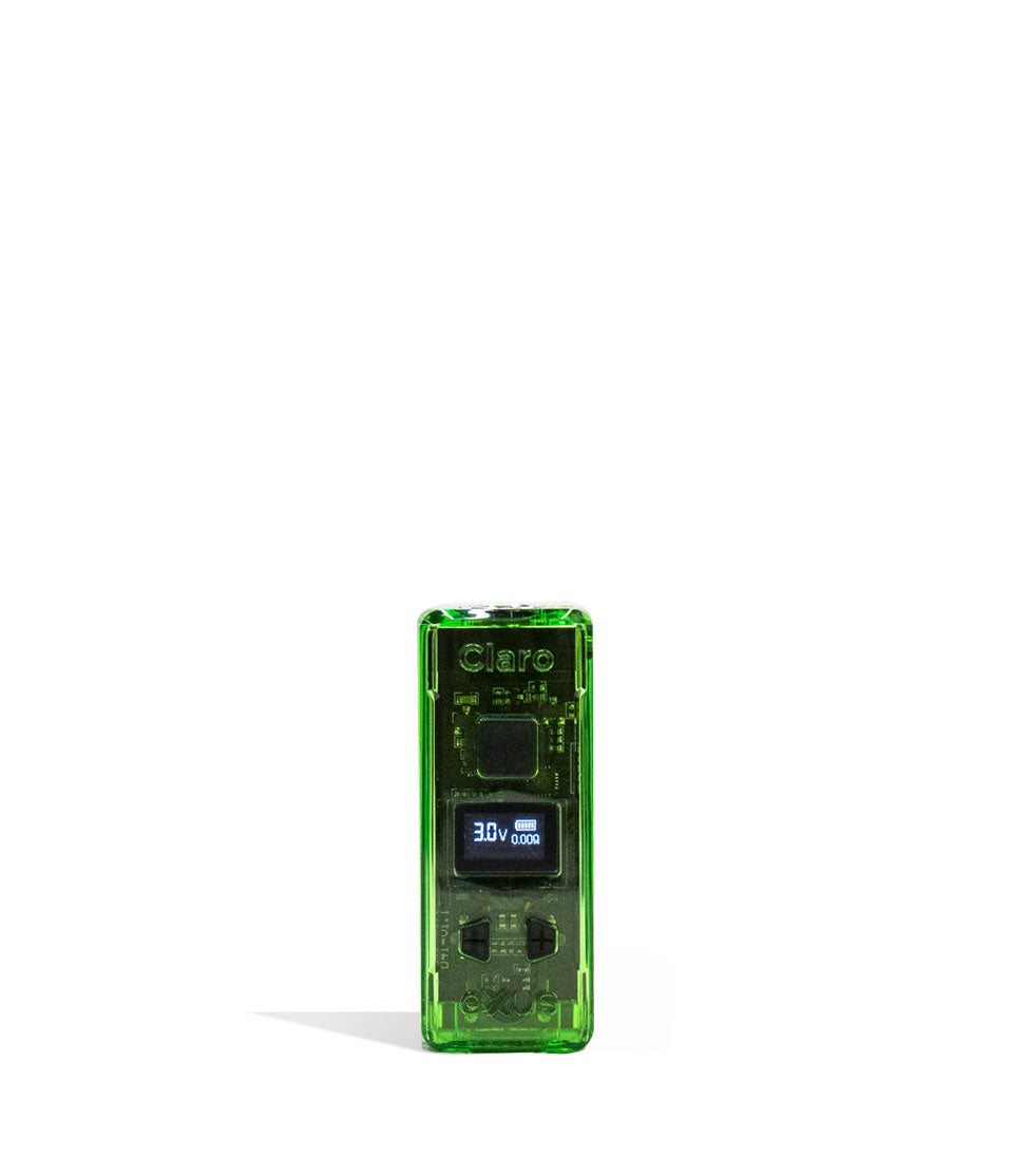 Exxus Vape Claro 510 Thread Battery Green front view on white background