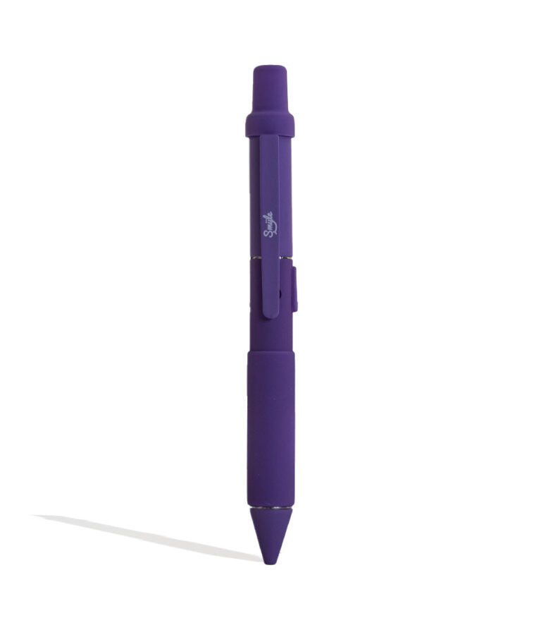 Purple Smyle Penjamin Cart Pen Variable Voltage Battery Front View on White Background