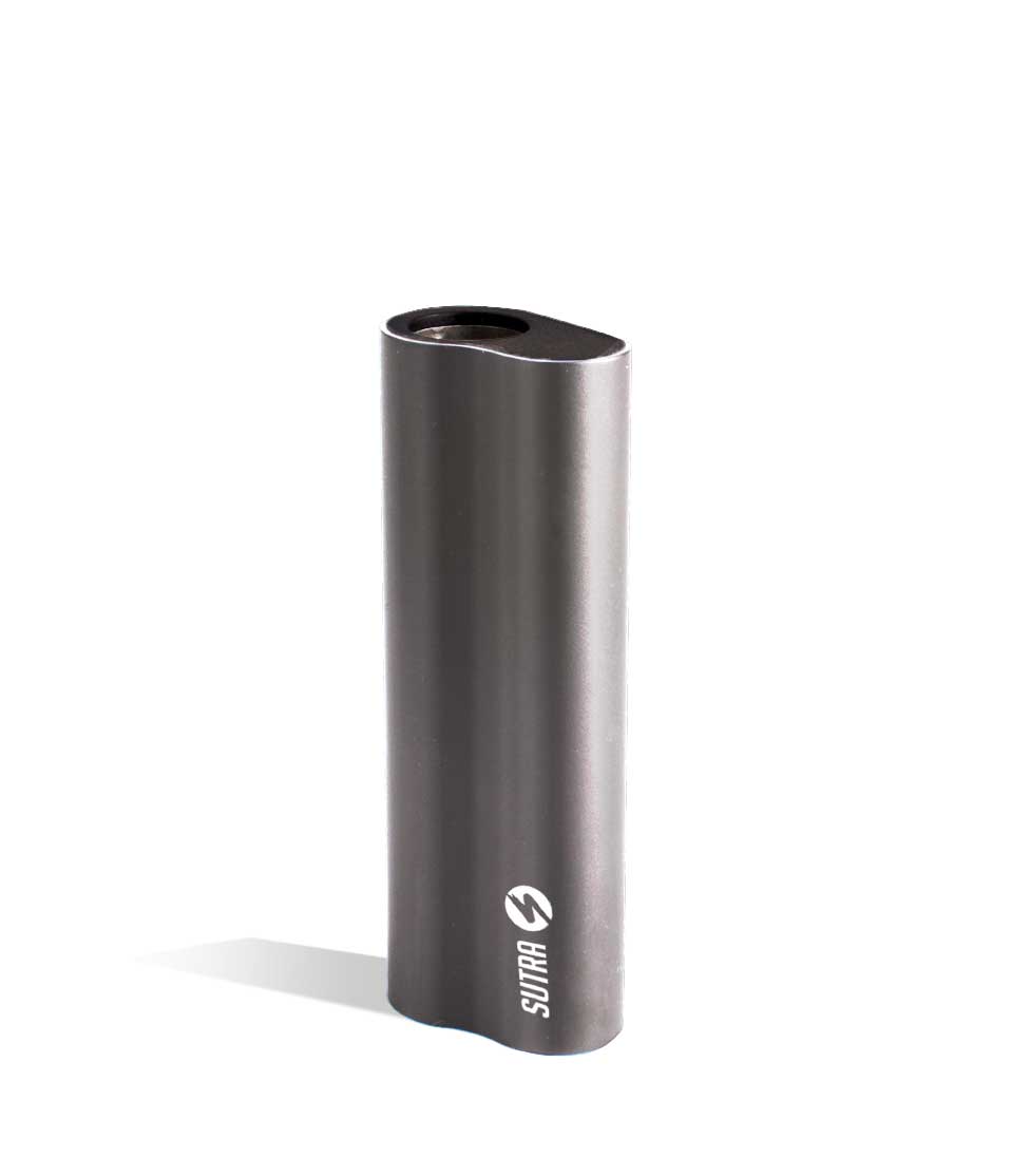 Gunmetal front view Sutra Vape Auto 510 Thread Battery on white background