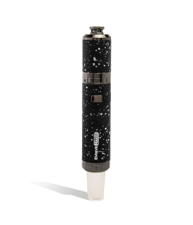 Black White Spatter Rig mode front Wulf Mods Evolve Maxxx 3 in 1 Kit on white background