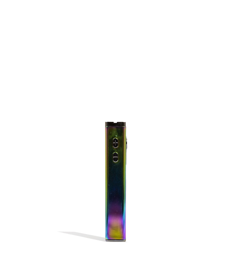 Full Color Wulf Mods Flat Mini 2.0 Variable Voltage Battery Side View on White Background