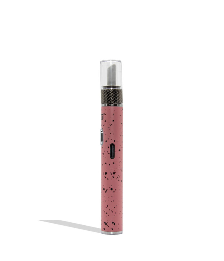WULF Mods Hito Knife Kit on a white background in pink black spatter usb-c view