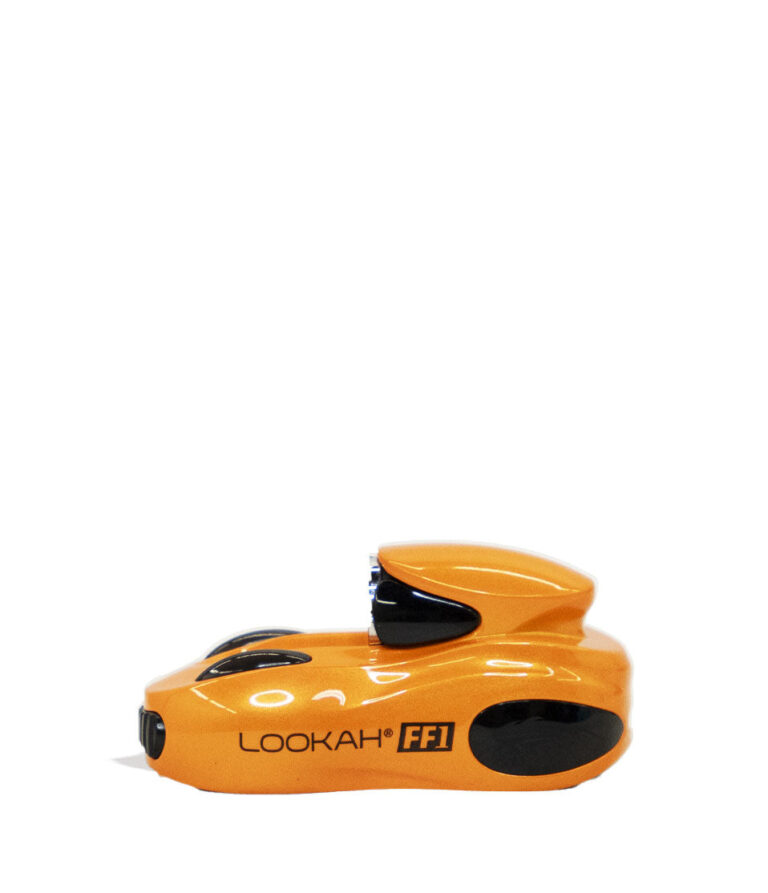 Orange  Lookah FF1 510 Variable Voltage Battery Front View on White Background