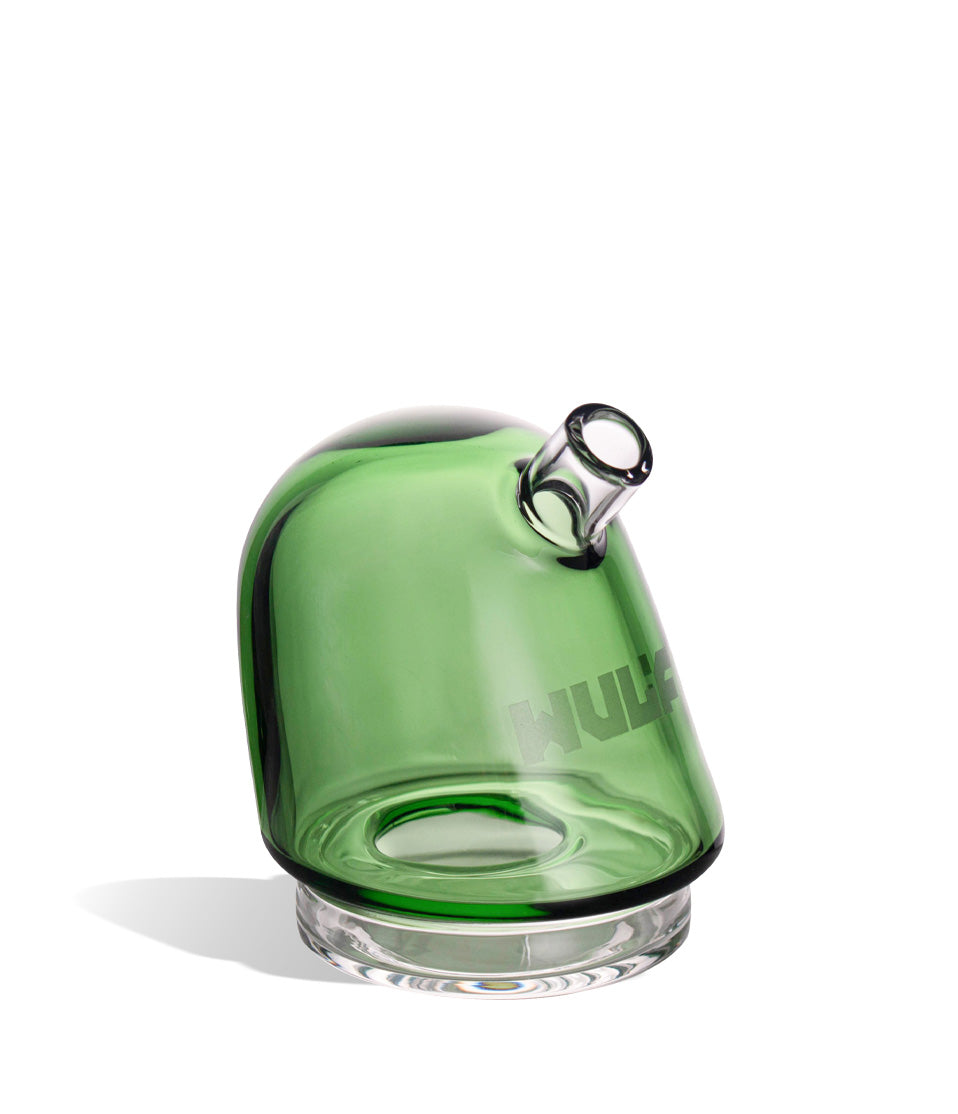 WULF Link Puffco Peak glass attachment in green, side view