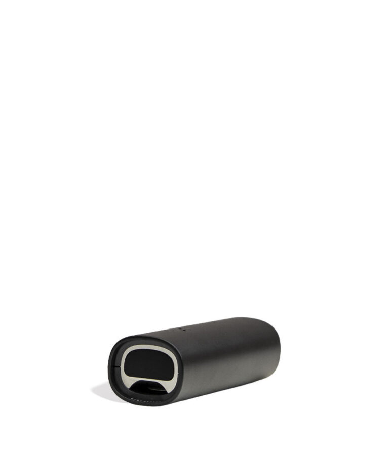 PAX Flow Dry Herb Vaporizer Onyx Down View on White Background