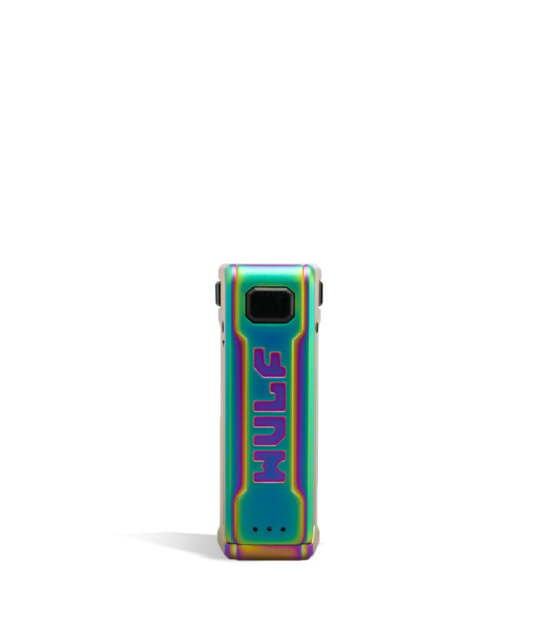 Full Color Face Wulf Mods UNI S Adjustable 510 Thread Battery on white background