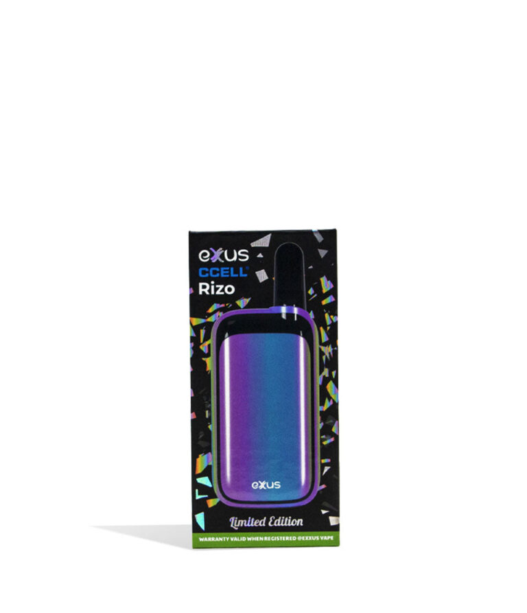 Full Color packaging Exxus Vape Rizo 510 Thread Battery on White Background