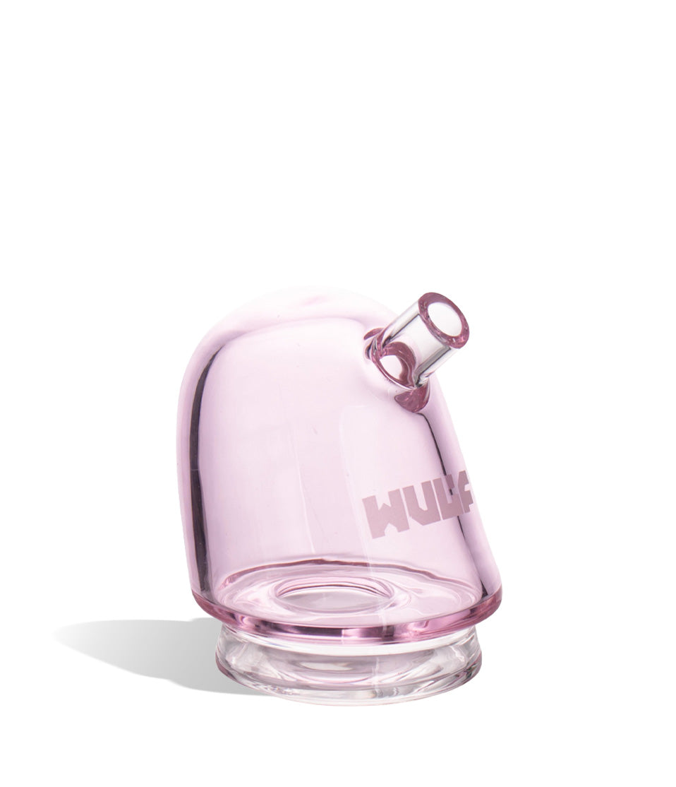 WULF Link Puffco Peak glass attachment in pink, side view
