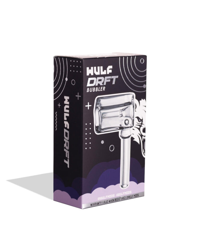 Clear box Wulf Mods Drft Bubbler on white background