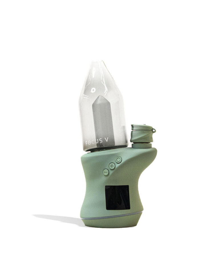 Focus V Carta 2 Electronic Dab Rig Mint on white background