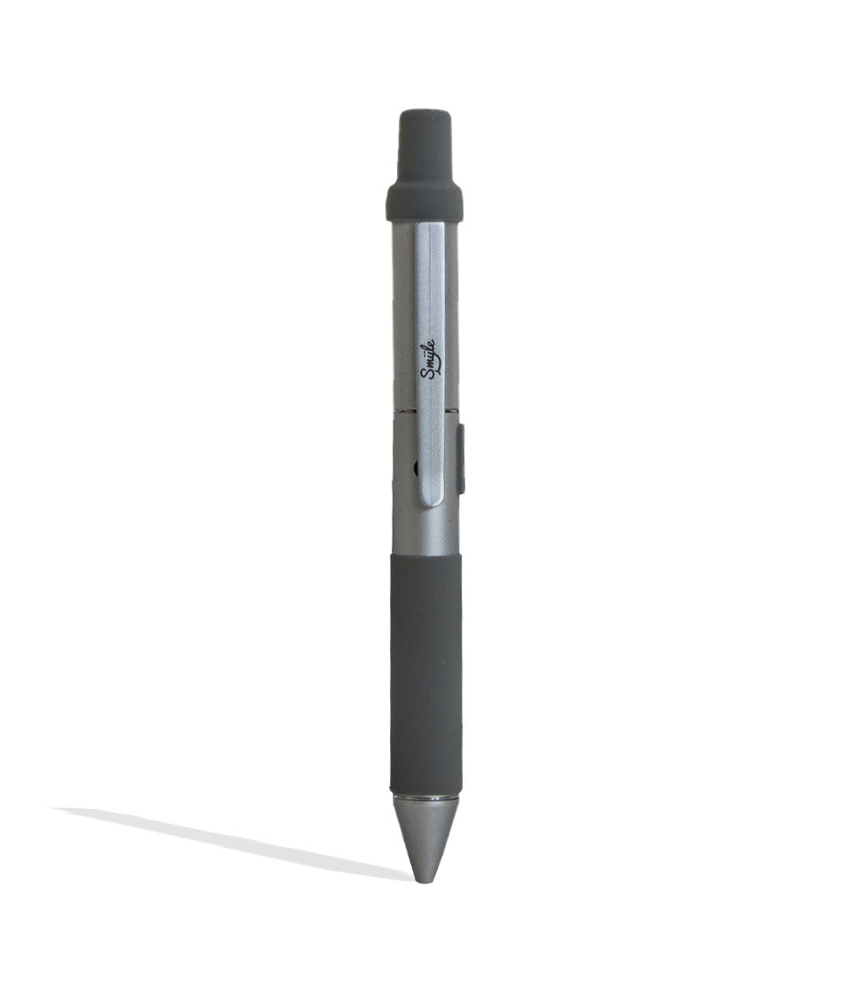 Silver Smyle Penjamin Cart Pen Variable Voltage Battery Front View on White Background
