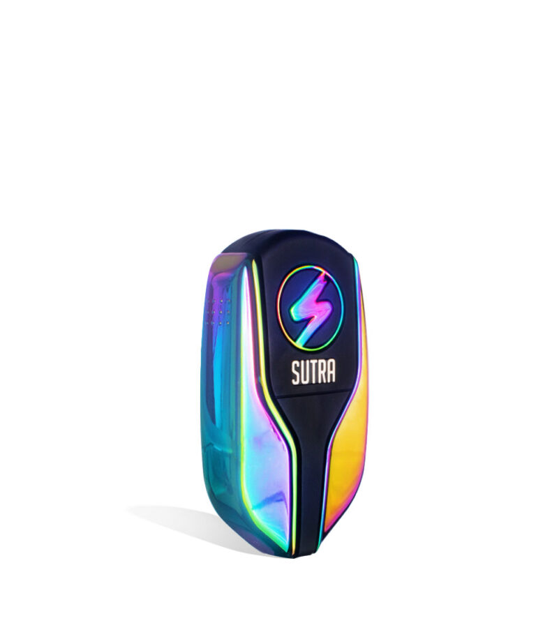 Full color side Sutra Vape Squeeze 510 Thread Battery on white studio color