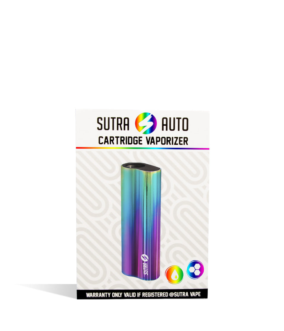 Full Color packaging Sutra Vape Auto 510 Thread Battery on white background