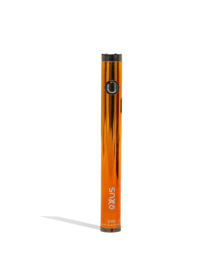Sunset Exxus Vape Twistr 2.0 510 Thread Battery Front View on White Background