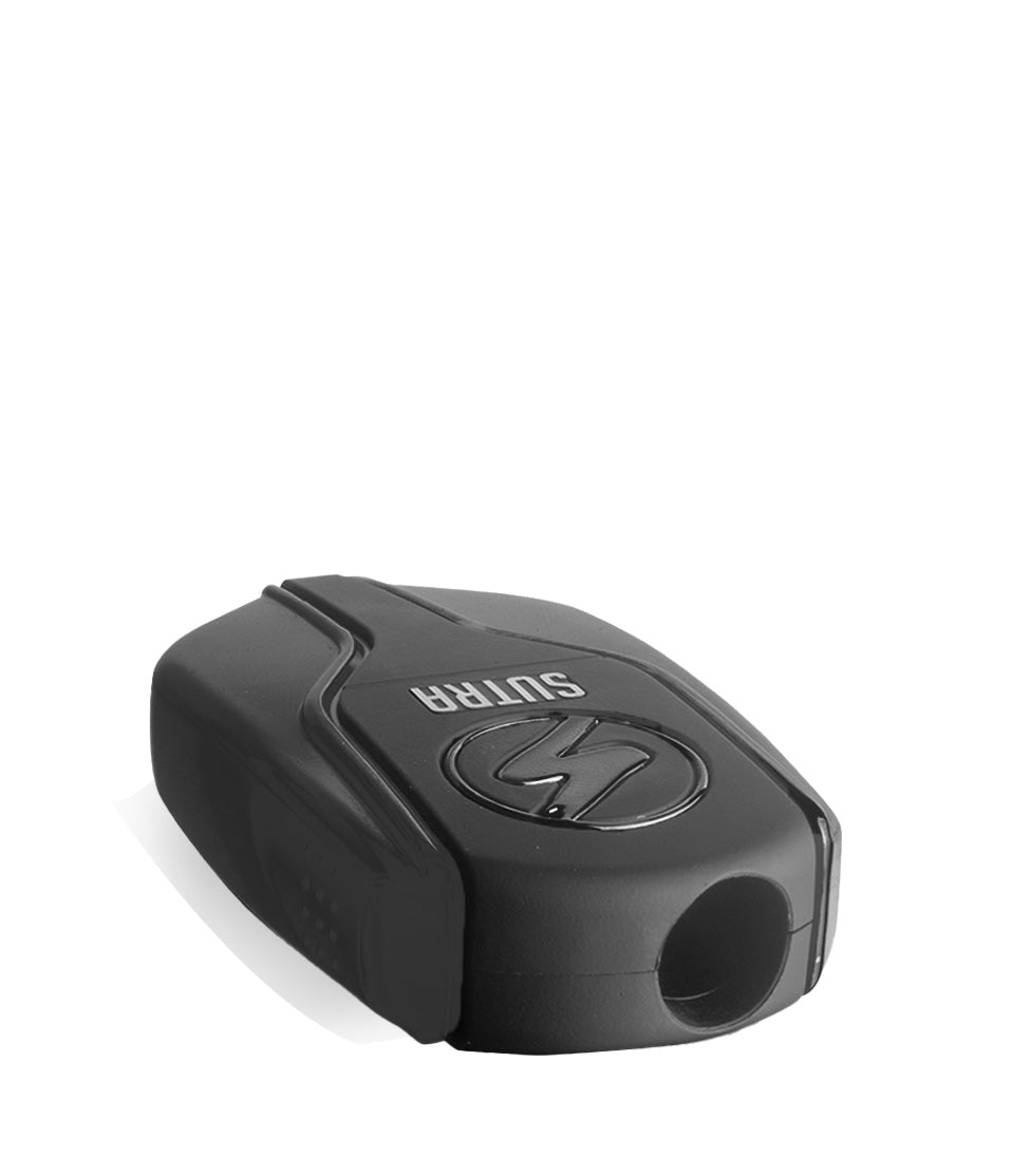Top black Sutra Vape Squeeze 510 Thread Battery on white studio color