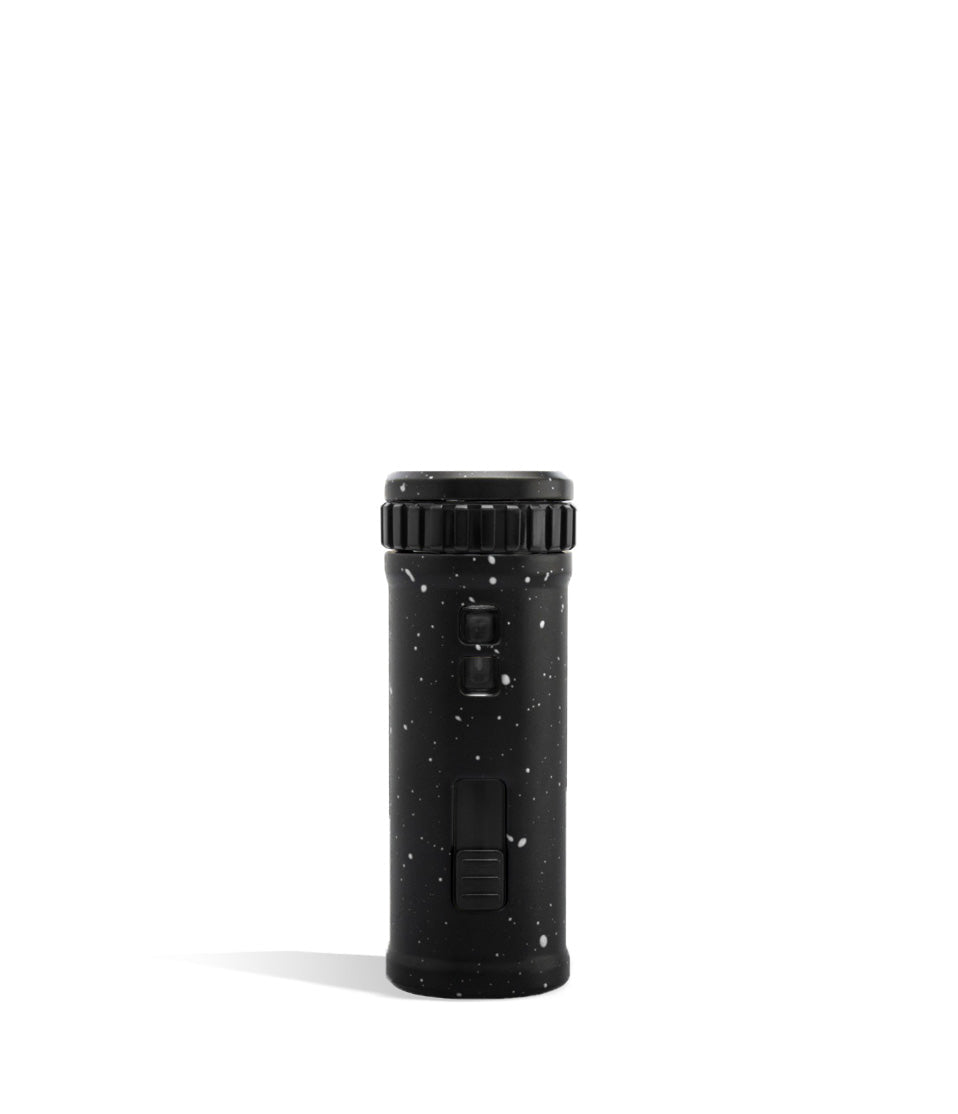 Black White Spatter back Wulf Mods UNI S Adjustable 510 Thread Battery on white background