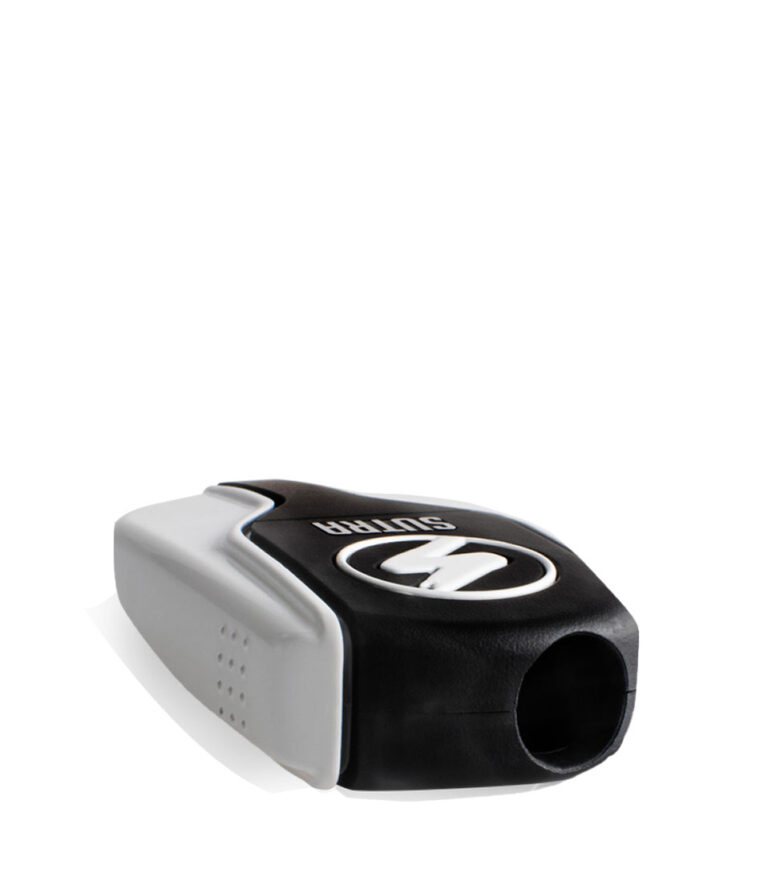 Top white Sutra Vape Squeeze 510 Thread Battery on white studio color