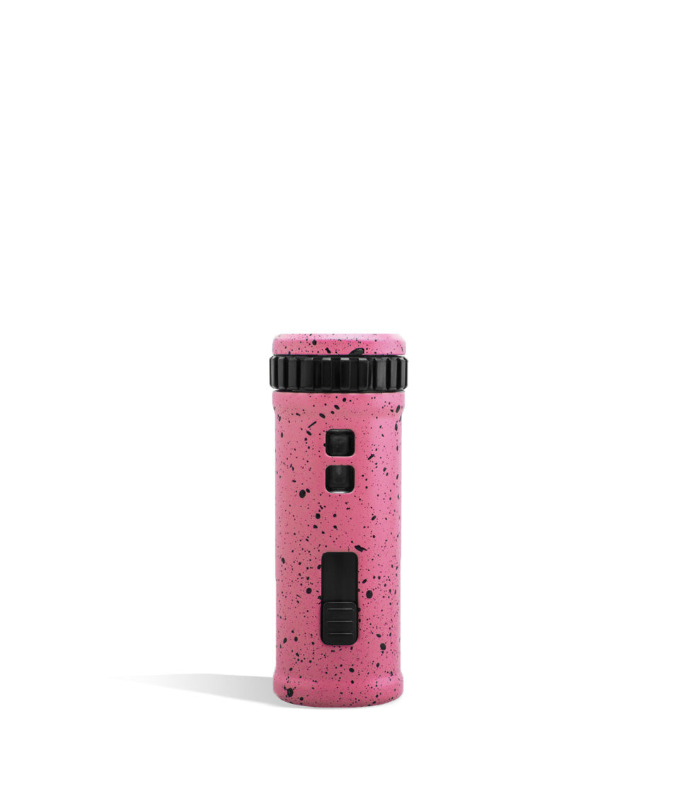 Pink black spatter back Wulf Mods UNI S Adjustable 510 Thread Battery on white background