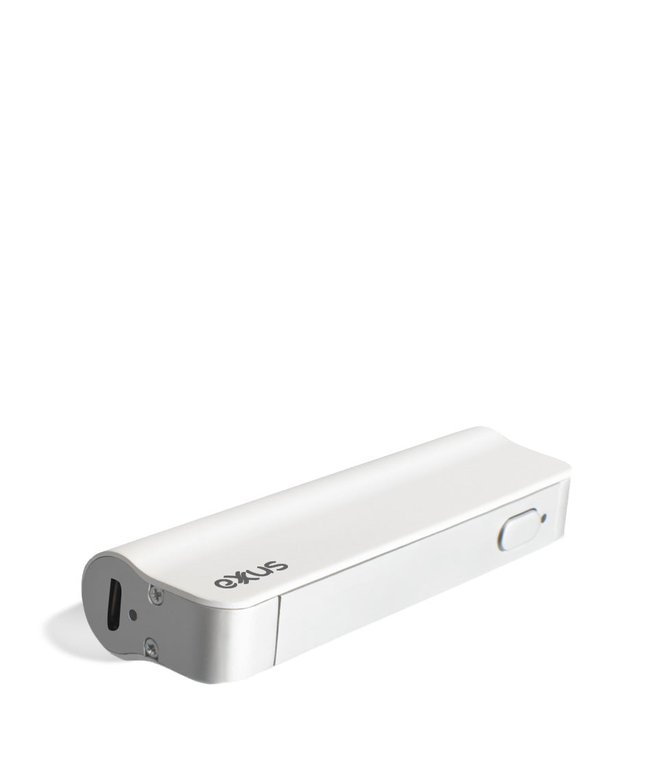 Pearl charging port Exxus Vape Snap VV 510 Thread Battery on white studio background
