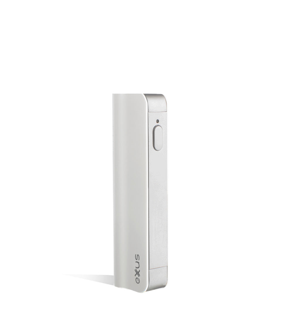 Pearl angle Exxus Vape Snap VV 510 Thread Battery on white studio background